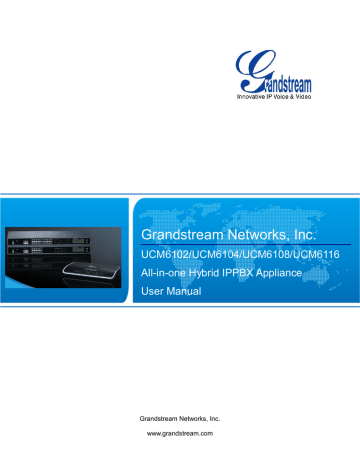 Grandstream Networks, Inc. Grandstream Networks, Inc.