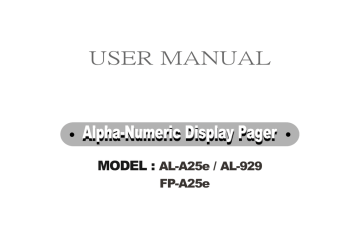 Apollo AL-A25 Gold, AL-929, FP-A25e, AL-A25e User manual Apollo AL-A25 Gold, AL-929, FP-A25e, AL-A25e User manual
