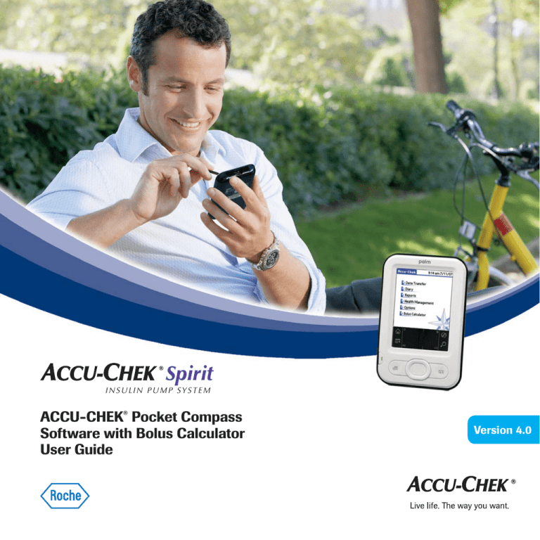 ACCU-CHEK Pocket Compass software with bolus calculator user ACCU-CHEK Pocket Compass software with bolus calculator user