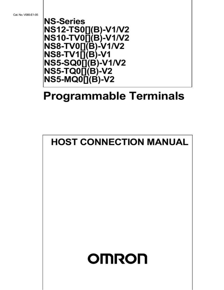 Programmable Terminals Programmable Terminals