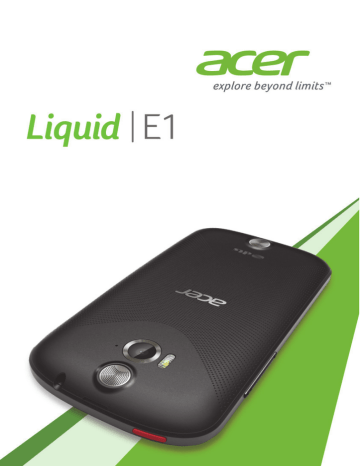 Setting up. Acer V360 Dual Sim, Liquid E1 Duo, Liquid E1 Duo V360, V360 | Manualzz