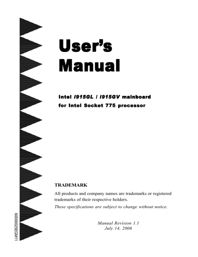 User`s Manual User`s Manual