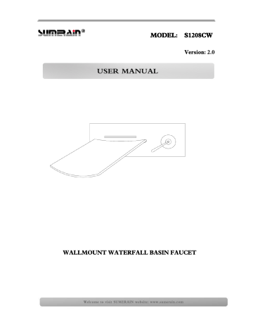 MODEL: S1208CW - Save on faucets and sinks MODEL: S1208CW - Save on faucets and sinks