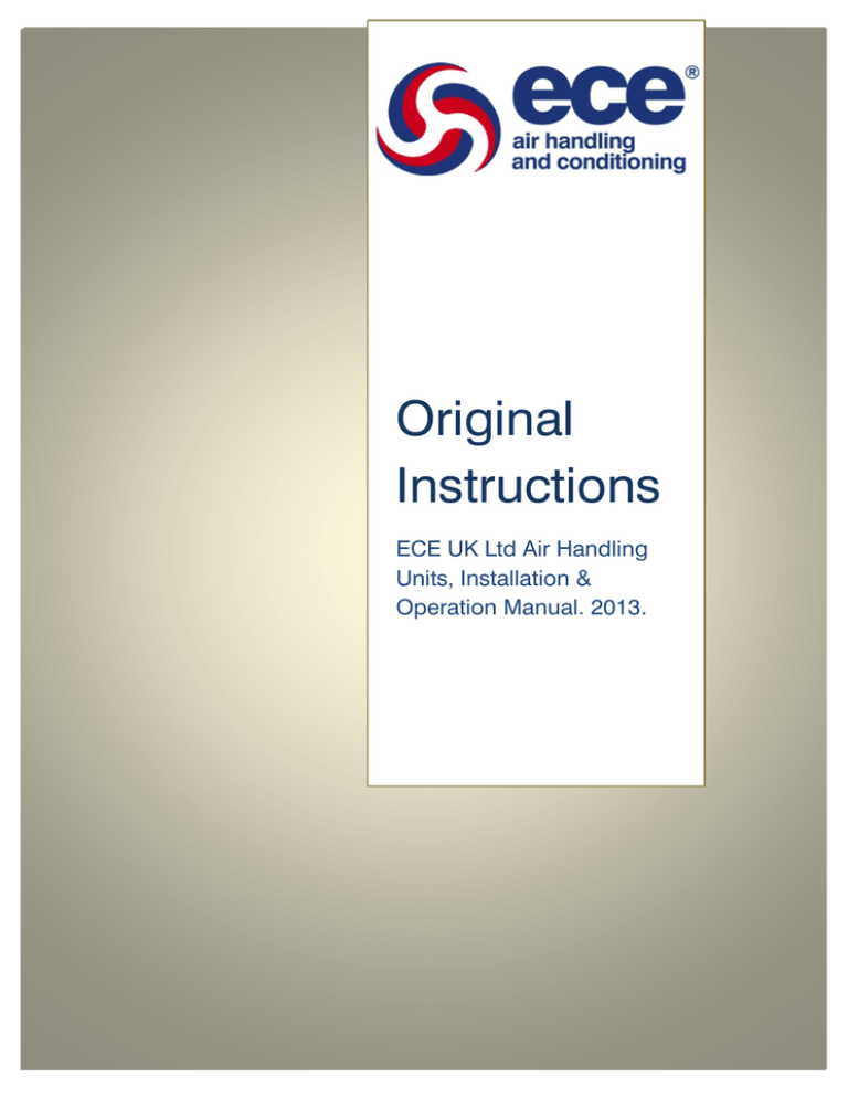 Installation operation & maintenance manual Installation operation & maintenance manual