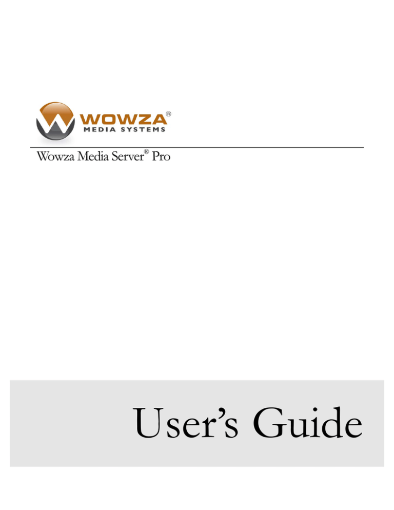 User`s Guide User`s Guide
