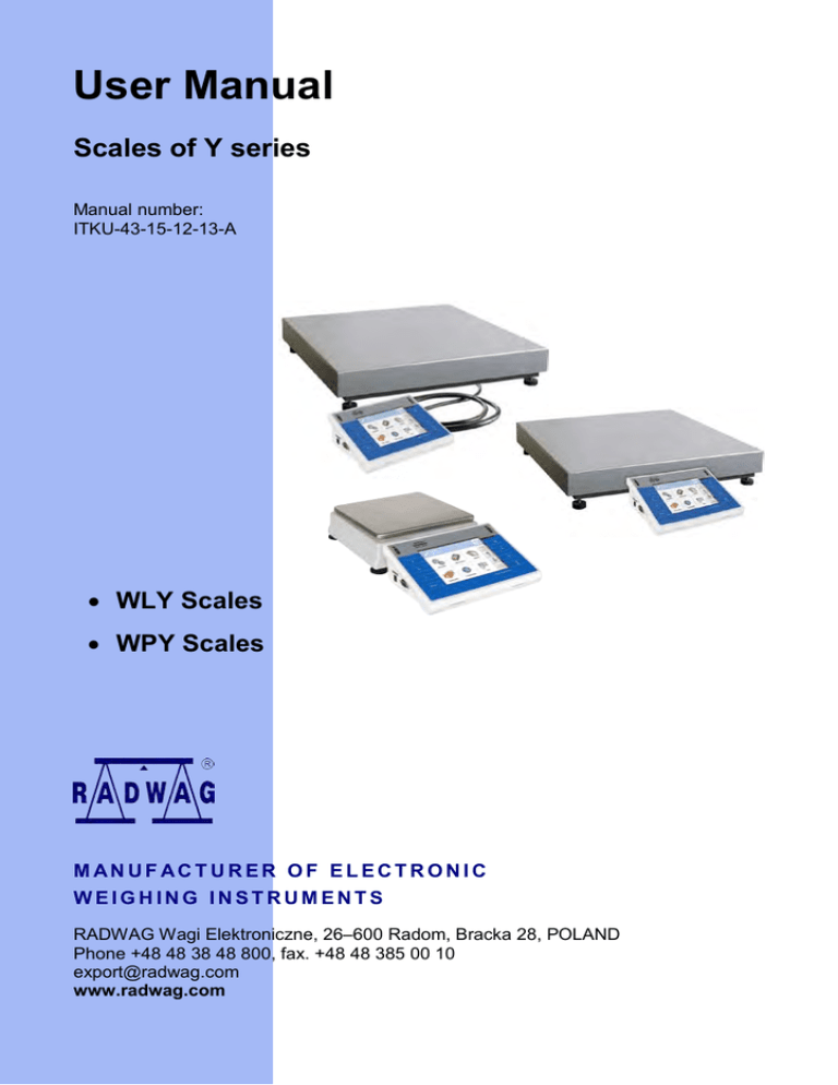 WLY User Manual WLY User Manual