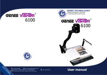 Genee World GV6100 User manual | Manualzz