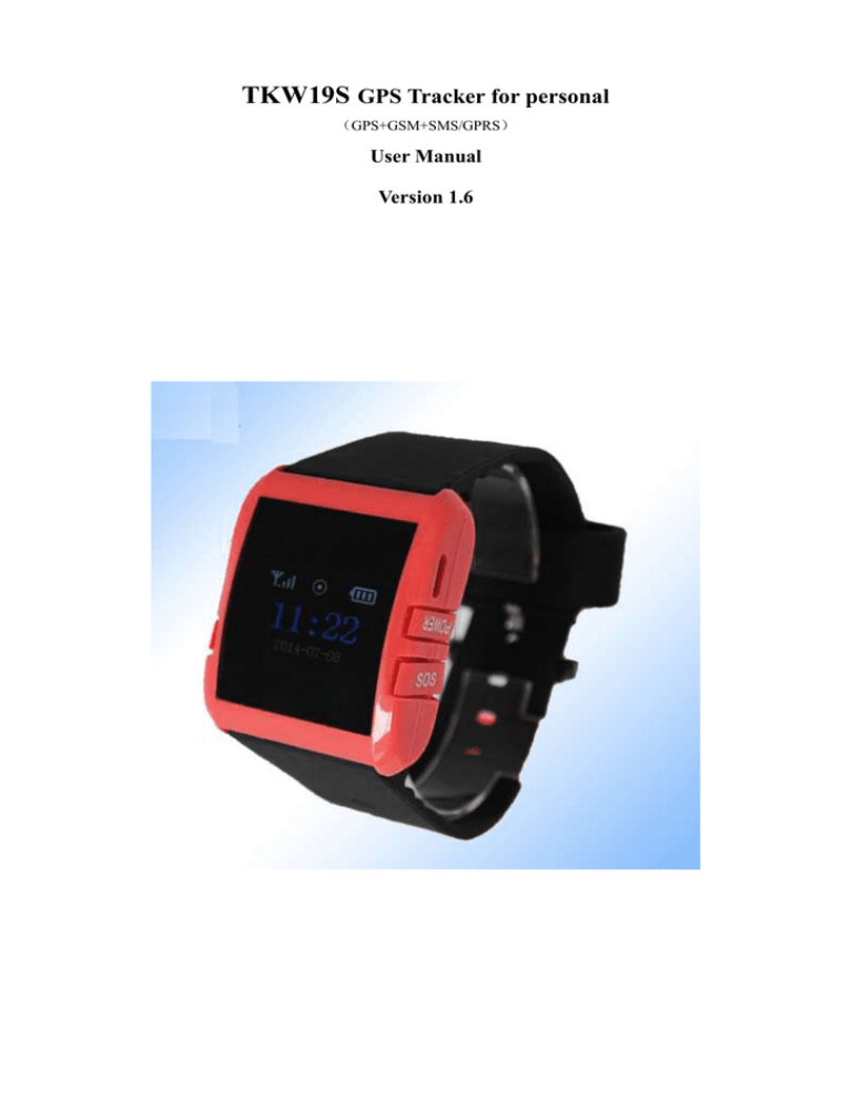 TKW19S GPS Tracker for personal TKW19S GPS Tracker for personal