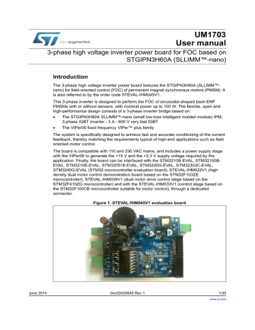 3-phase high voltage inverter power board for FOC based on 3-phase high voltage inverter power board for FOC based on