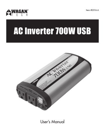 AC Inverter 700W USB | Manualzz