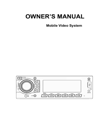 Power Acoustik PADVD-230 DVD Player Owner Manual | Manualzz