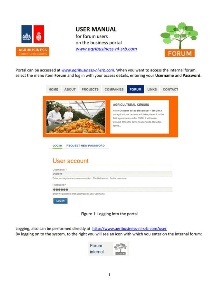 Agribusiness Forum User Manual EN Agribusiness Forum User Manual EN