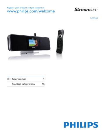 Philips NP2900/12, NP2900/05 User manual Philips NP2900/12, NP2900/05 User manual
