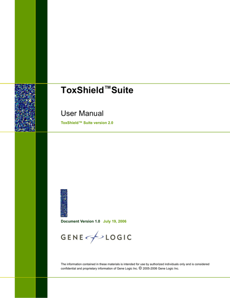 ToxShield Suite User Manual ToxShield Suite User Manual