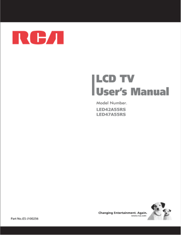 RCA 55LA55RS User manual | Manualzz