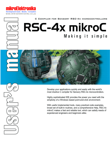 RSC-4x mikroC manual RSC-4x mikroC manual