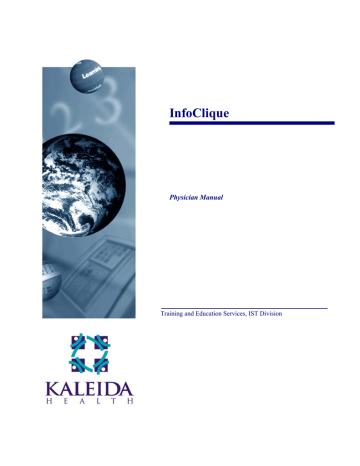InfoClique User Manual - Physician | Manualzz InfoClique User Manual - Physician | Manualzz