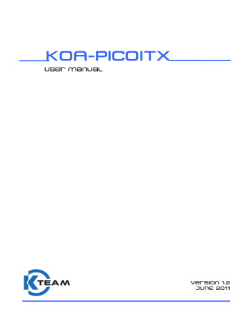 KOA-PICOITX - K-Team KOA-PICOITX - K-Team
