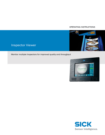 SICK Inspector Viewer Operating instructions | Manualzz SICK Inspector Viewer Operating instructions | Manualzz