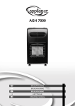Appliance AGH 7000 Operating Manual
