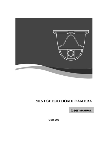 MINI SPEED DOME CAMERA MINI SPEED DOME CAMERA