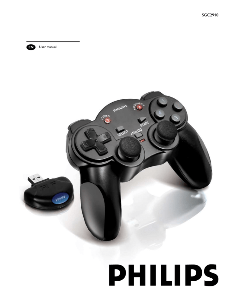 Philips SGC2910BB/27 User manual Philips SGC2910BB/27 User manual