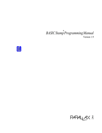 BASIC Stamp Programming Manual BASIC Stamp Programming Manual