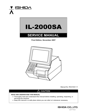 IL-2000SA - Rice Lake Weighing Systems IL-2000SA - Rice Lake Weighing Systems