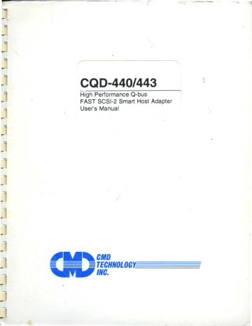 CQD-440/443 CQD-440/443