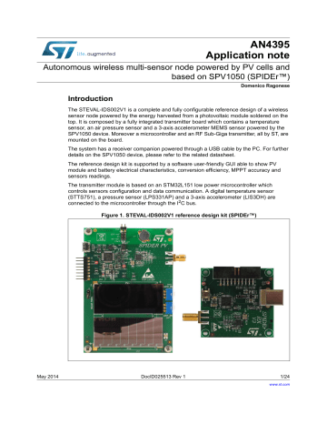 AN4395 - STMicroelectronics AN4395 - STMicroelectronics