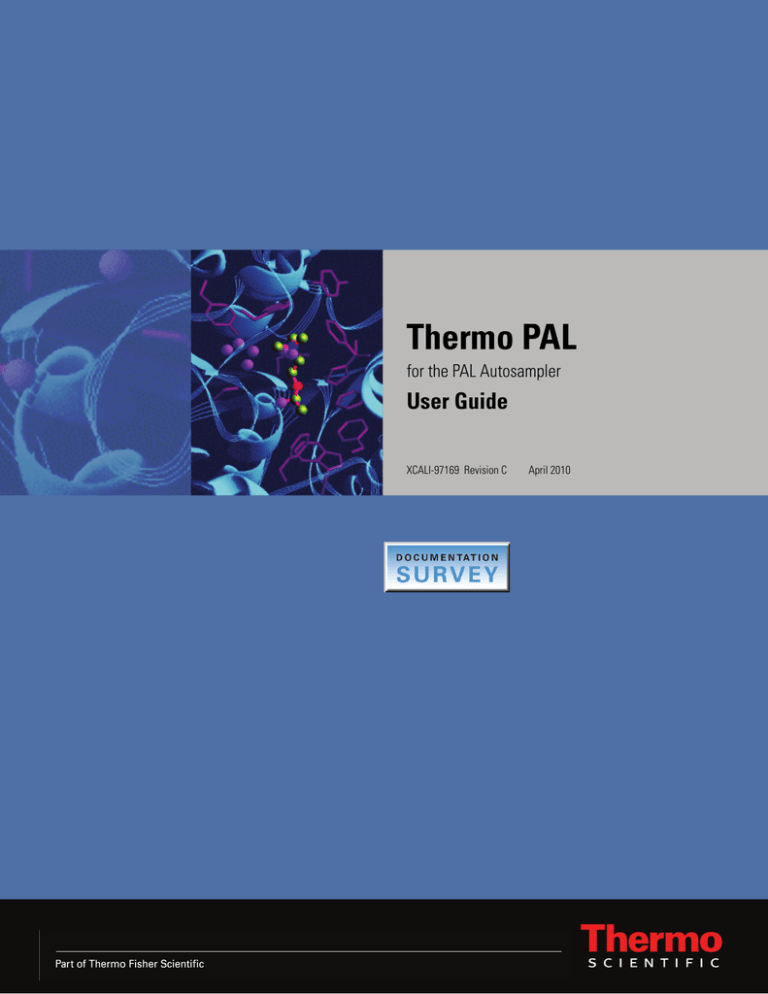 Thermo PAL User Guide Version C Thermo PAL User Guide Version C