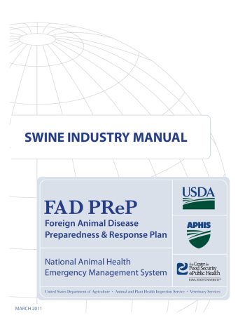 Swine Industry Manual - American Association of Swine Veterinarians Swine Industry Manual - American Association of Swine Veterinarians