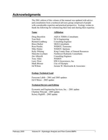 D.O.E. Stormwater Manual Vol. III D.O.E. Stormwater Manual Vol. III