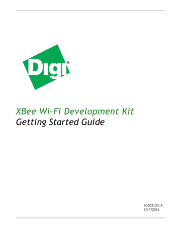 XBee Wi-Fi Development Kit Getting Started Guide | Manualzz