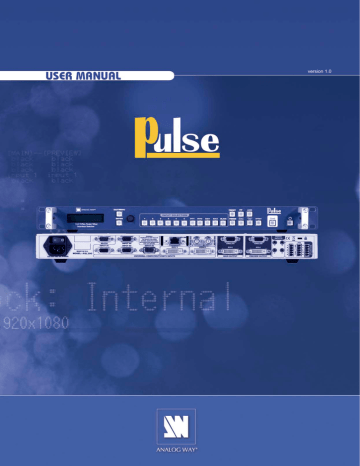 User Manual - QED Productions User Manual - QED Productions