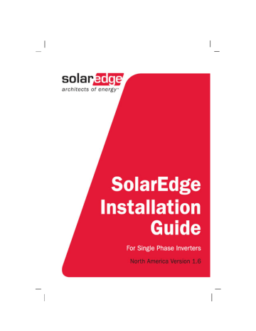 DOWNLOAD SolarEdge Single Phase User Manual | Manualzz DOWNLOAD SolarEdge Single Phase User Manual | Manualzz
