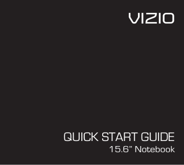 Vizio 14” Thin + Light Quick start manual | Manualzz Vizio 14” Thin + Light Quick start manual | Manualzz