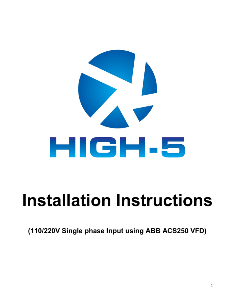 1-Phase ACS250 - Patterson Fan 1-Phase ACS250 - Patterson Fan
