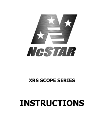 XRS Scope Series Instructions XRS Scope Series Instructions