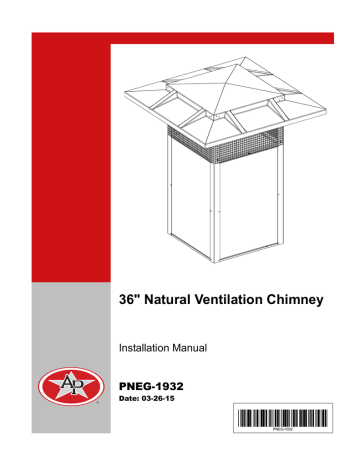 Pneg-1932 - 36" Natural Ventilation Chimney Pneg-1932 - 36" Natural Ventilation Chimney