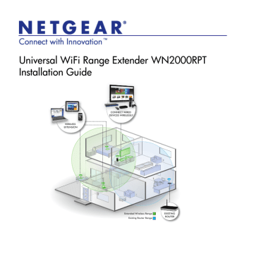 Netgear WN2000RPTv2 Installation guide | Manualzz