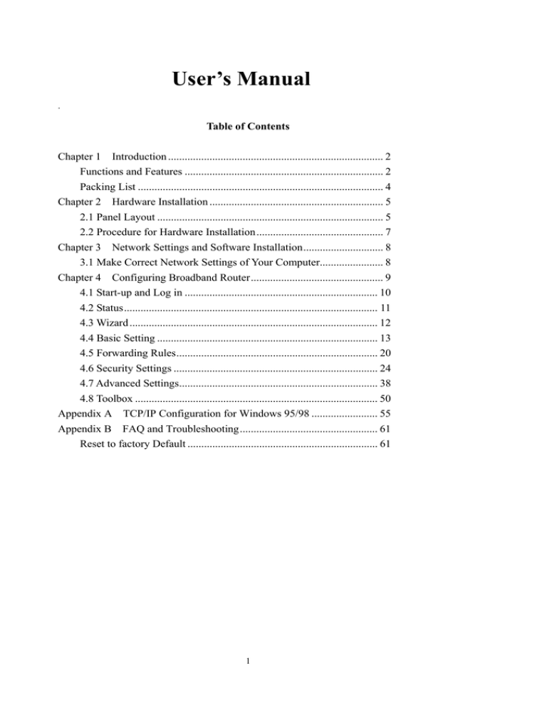 Eusso UIS1400-C8 Owner's manual Eusso UIS1400-C8 Owner's manual