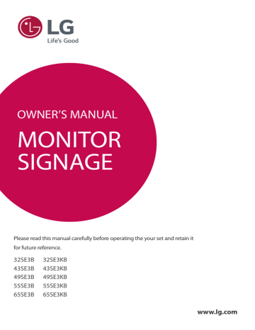 MONITOR SIGNAGE | Manualzz