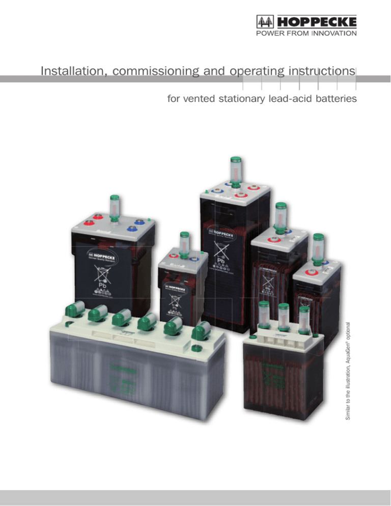 Installation, commissioning and operating instructions Installation, commissioning and operating instructions