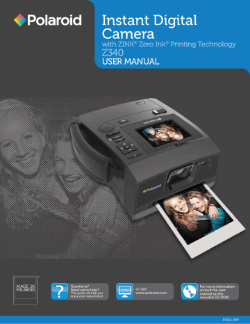 Polaroid Z340 User manual | Manualzz Polaroid Z340 User manual | Manualzz
