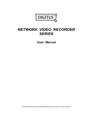 Digitus DN-16110 Network Video Recorder Owner's Manual | Manualzz