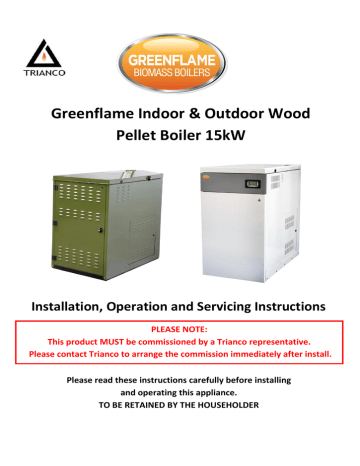 Greenflame Indoor & Outdoor Wood Pellet Boiler 15kW Greenflame Indoor & Outdoor Wood Pellet Boiler 15kW