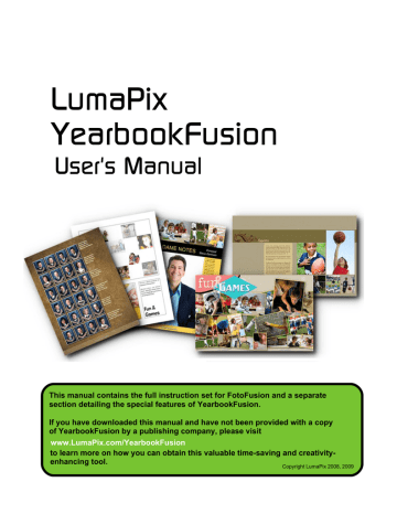 FotoFusion Version 4 User`s Manual | Manualzz FotoFusion Version 4 User`s Manual | Manualzz