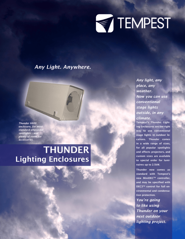 THUNDER - Tempest THUNDER - Tempest