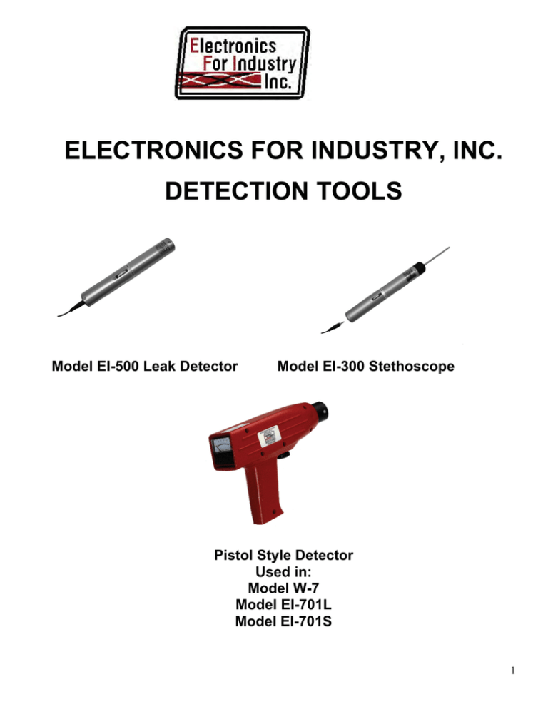 User Manual - Electronics For Industry, inc User Manual - Electronics For Industry, inc